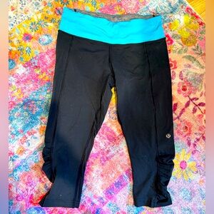 Lululemon 3/4 running leggings - 6
